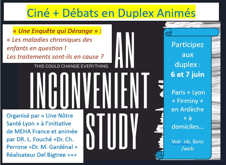 Ciné-Débats : Une étude qui dérange, les maladies chroniques des enfants